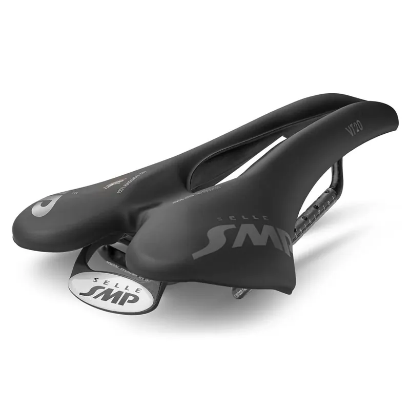 Satula SMP VT20 Leveys 142mm Hiilikuituputket Musta Ajankohtainen