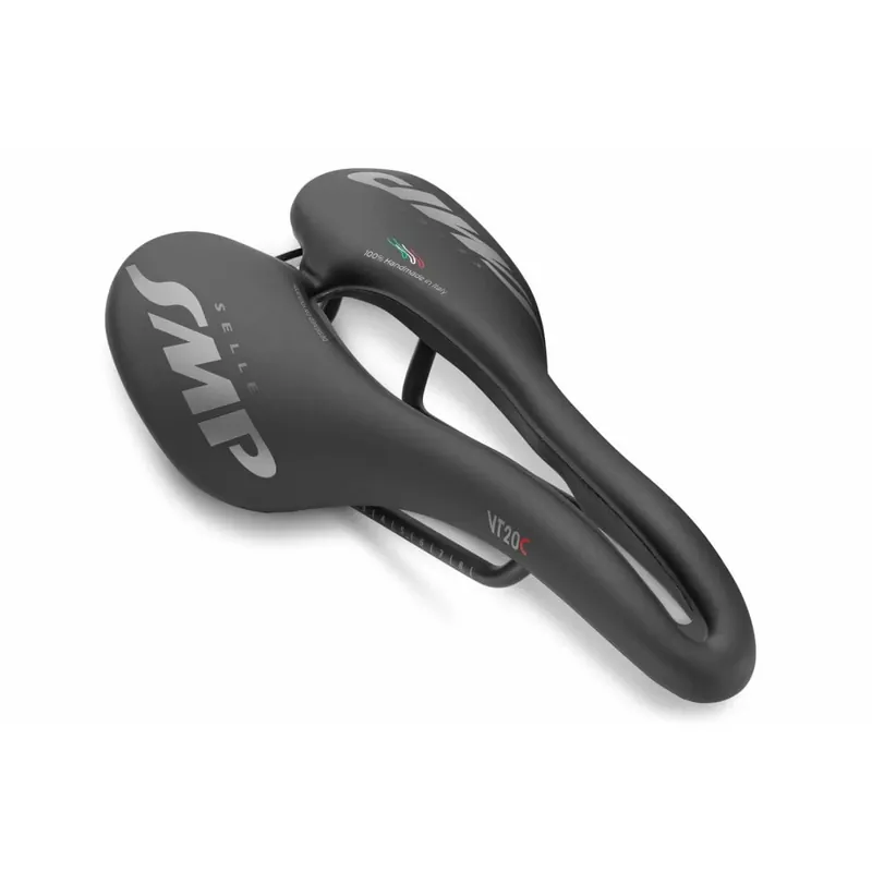 Merkkituote SMP VT20C -satula leveys 144 mm alumiiniputket musta
