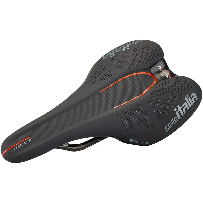 Alennettu Hinta Satula SELLE ITALIA SLR BOOST L1 Hiilikuitu-kiskot Musta