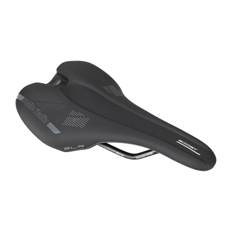 Satula SELLE ITALIA SLR BOOST L Mangaanikiiskot Musta Halpa