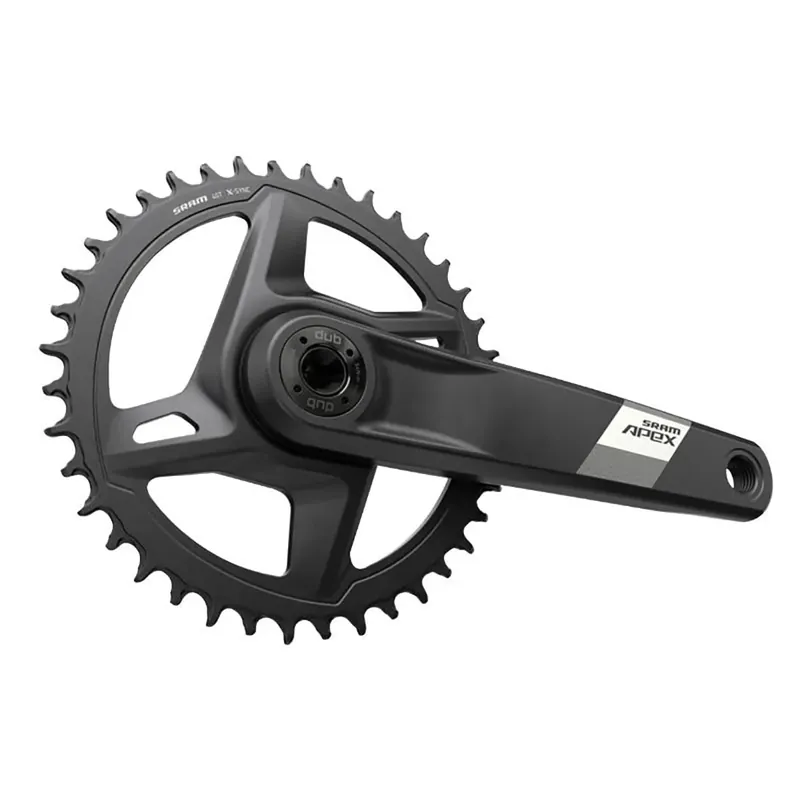 Loppuunmyynti Kampiakselisto 12V SRAM APEX D1 DUB Mono WIDE Direct Mount musta