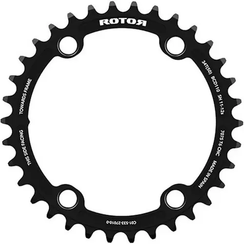 Heti Saatavilla Sisempi ketjupyörä 11/12V ROTOR ROUND-RING 110 mm