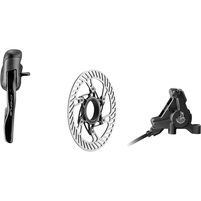 Suosittu Oikea vipu ja etujarrusatula 140mm CAMPAGNOLO CHORUS 12V