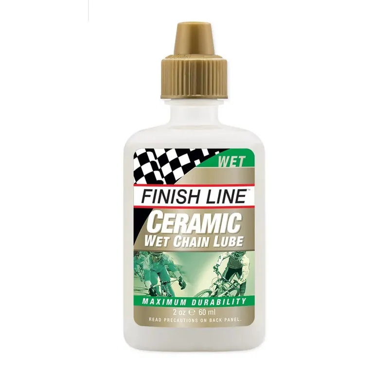 Viimeinen Mahdollisuus FINISH LINE CERAMIC WET LUBE Keraaminen Ketjuvoiteluaine Pullossa - Kaikki Olosuhteet (60 ml)