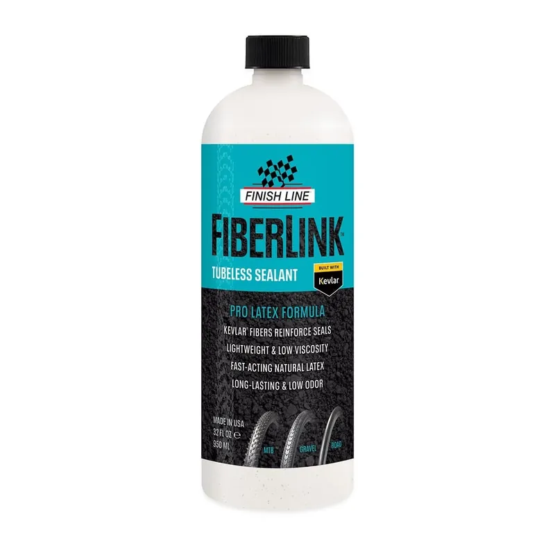 FINISH LINE FIBERLINK PRO LATEX Tubeless-ennaltaehkäisevä neste (950 ml) Alennettu Hinta