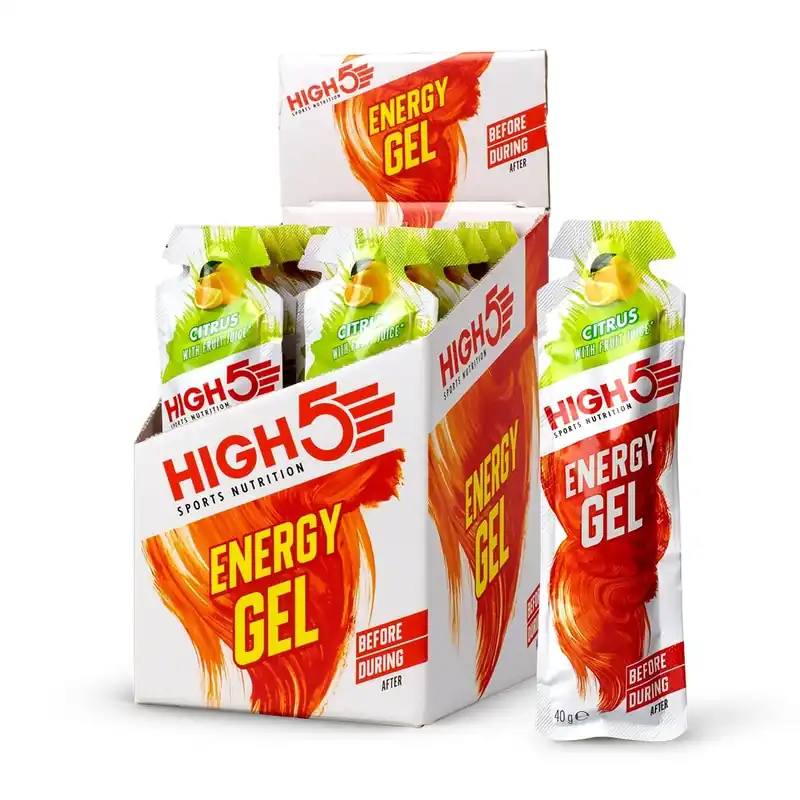 Nopea Toimitus HIGH5 ENERGY GEL (40g) energiageeli Sitruuna