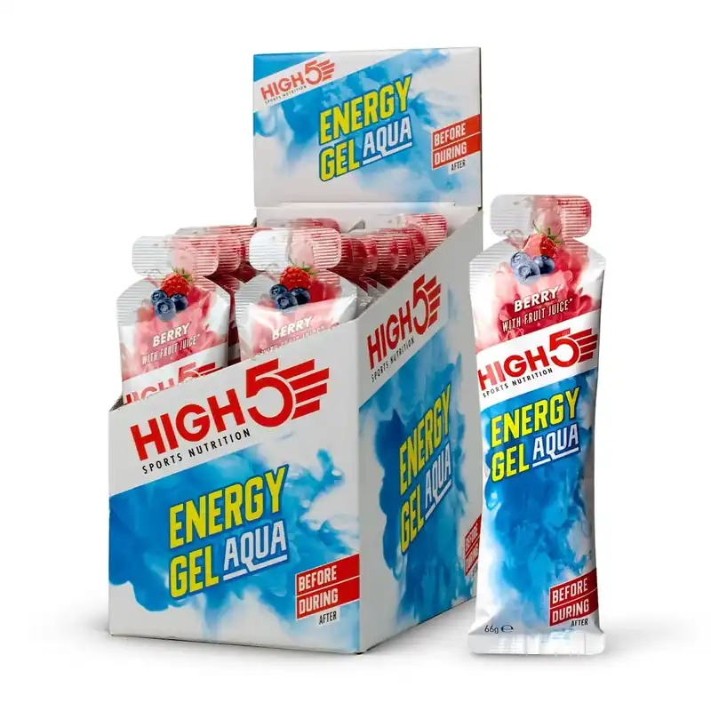 Energiageeli HIGH5 ENERGY GEL Aqua (66g) punaiset hedelmät Ilmainen Palautus