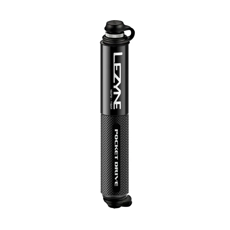 LEZYNE POCKET DRIVE HP käsipumppu musta Korkea Laatu