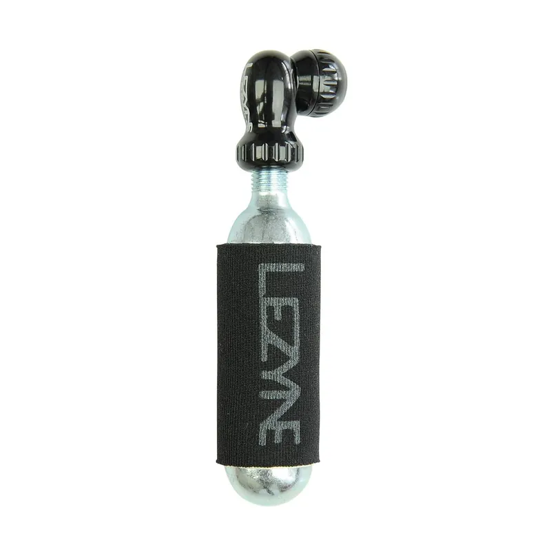 LEZYNE TWIN SPEED DRIVE CO2 -patruunalaite + kierteinen CO2-patruuna 16 g (x1) musta Alennettu