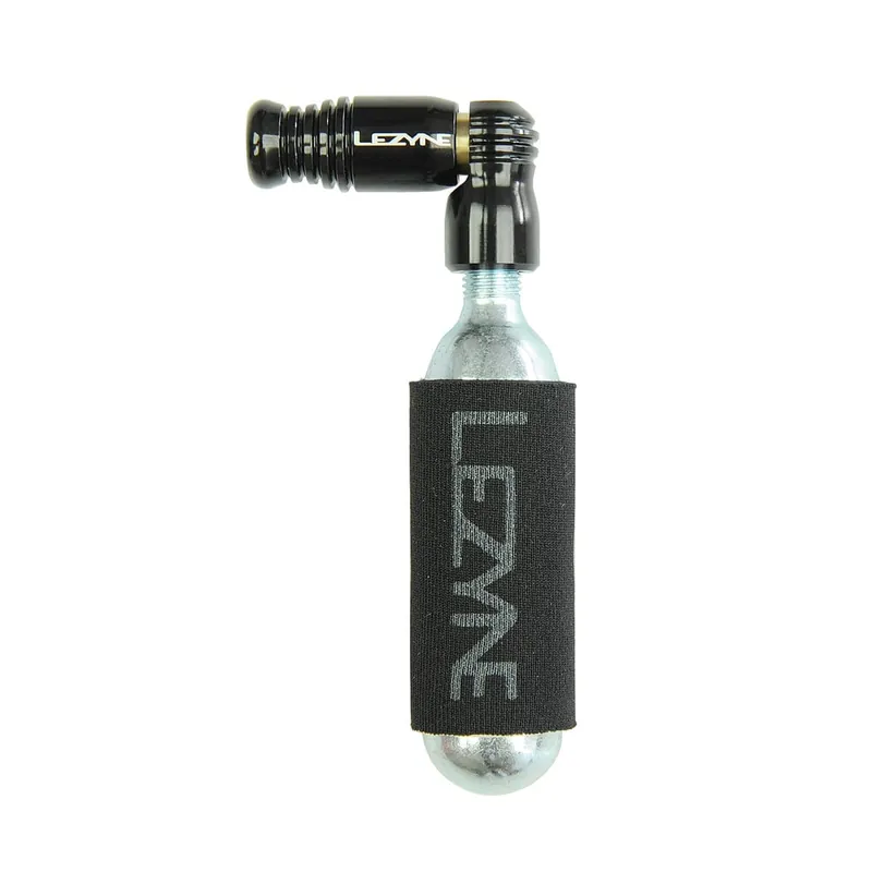 LEZYNE TRIGGER SPEED DRIVE CO2 -patruunalaite + kierteinen CO2-patruuna 16 g (x1) musta Paras Hinta