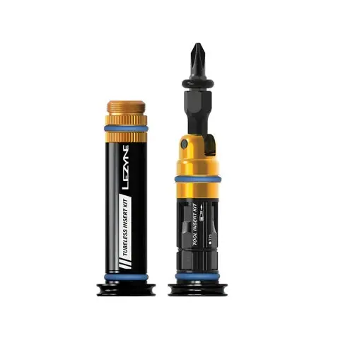 Bestseller Tubeless-korjaussarja + S-monitoimityökalu integroitu ohjaustankoon LEZYNE DUAL