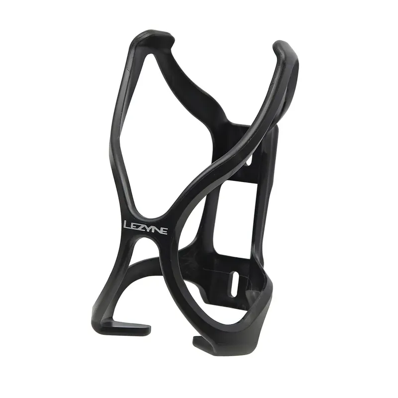 LEZYNE FLOW CAGE -juomapulloteline musta Superhinta