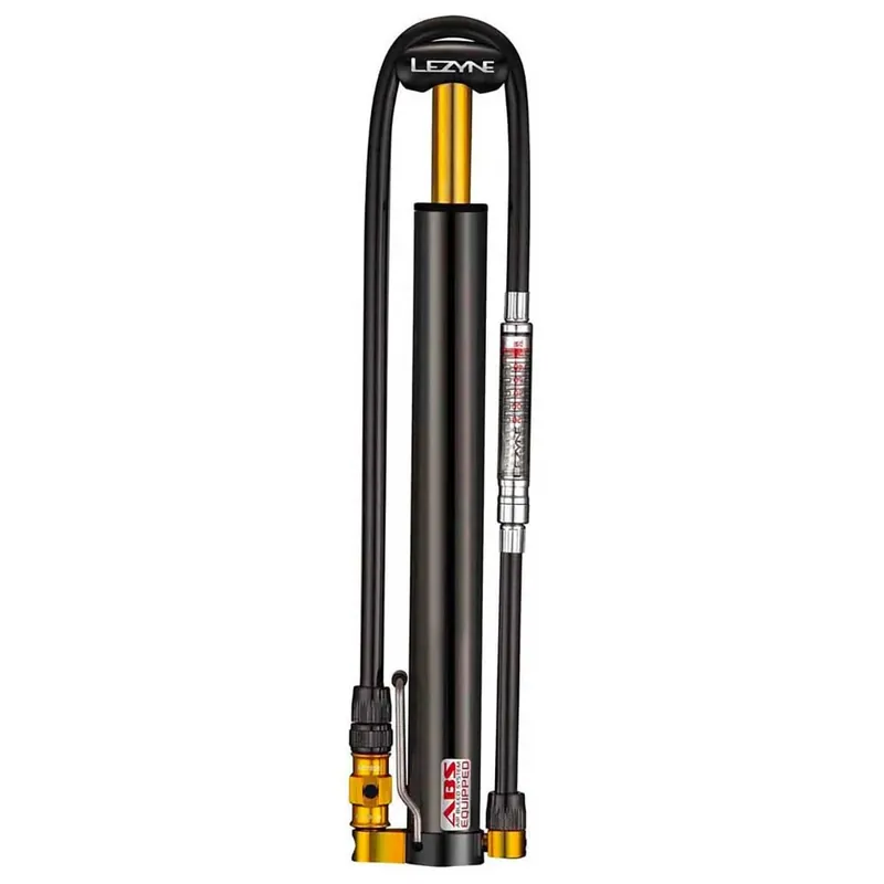 LEZYNE MICRO FLOOR DRIVE HVG -kompakti jalkapumppu musta Alennettu Hinta