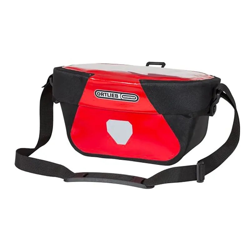 ORTLIEB ULTIMATE 5 L Punainen ohjaustankolaukku Älä Missaa