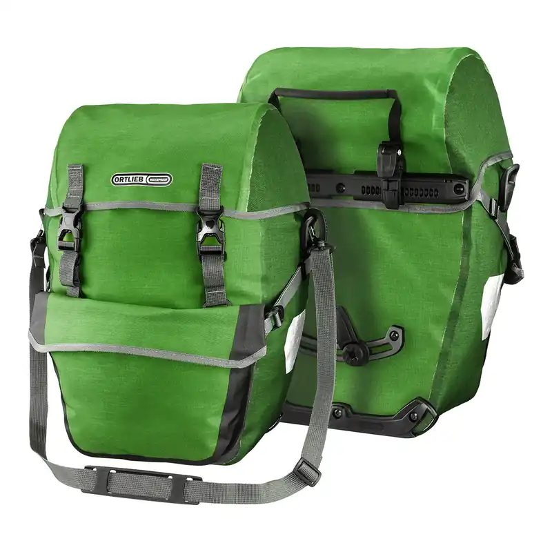 Pikatoimitus ORTLIEB BIKE PACKER PLUS 42 L Vihreä tavarankuljetinlaukkupari