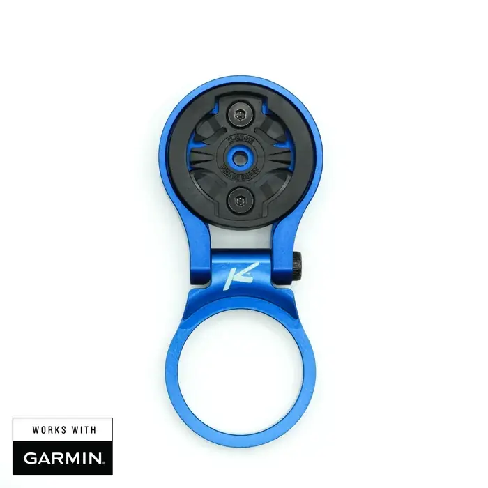 Osta Tänään K-EDGE MTB Säädettävä etuhaarukkakannatin Garmin GPS lle Sininen
