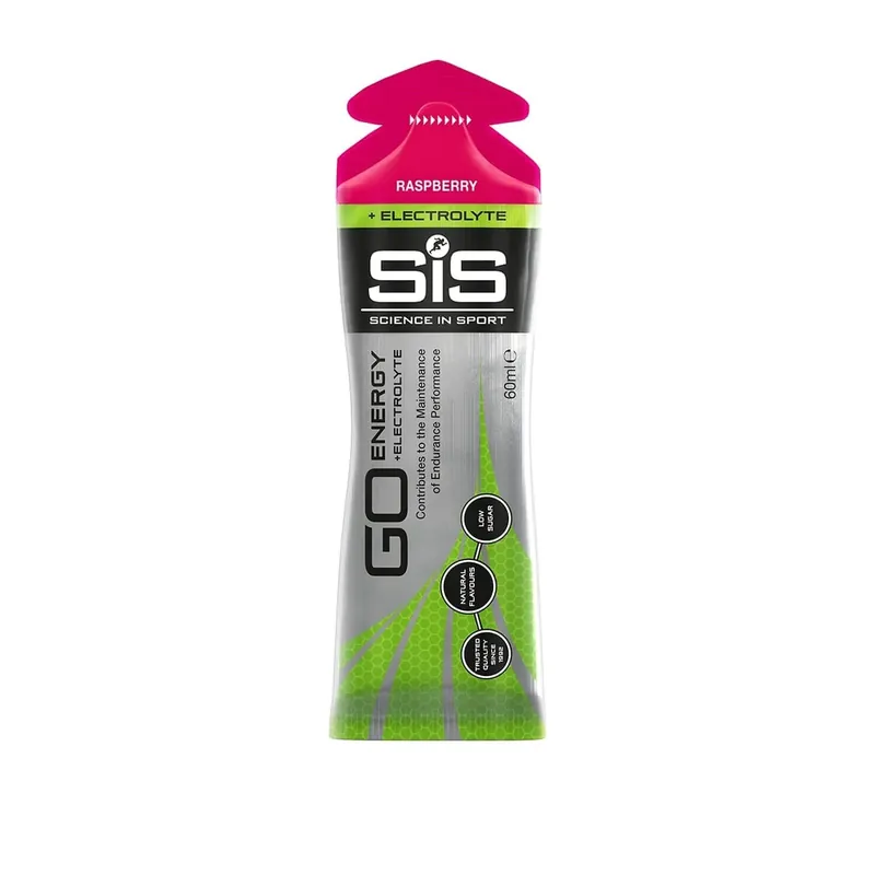 SIS GO ENERGY Electrolyte -energiageeli (60 ml) vadelma Kausialennus