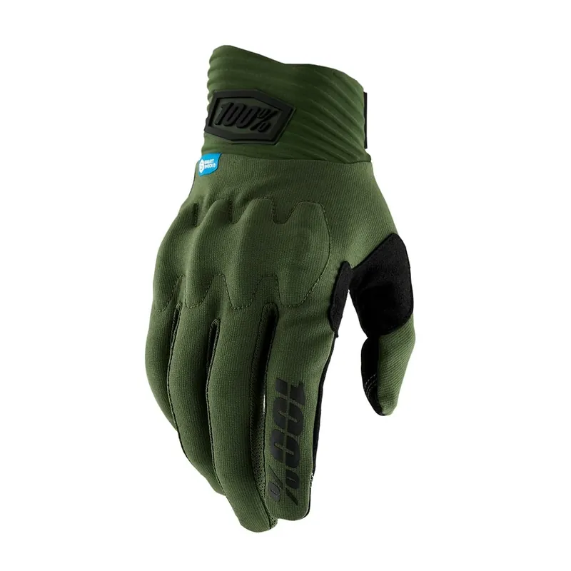 Erikoistarjous 100% COGNITO SMART SHOCK -käsineet Khaki