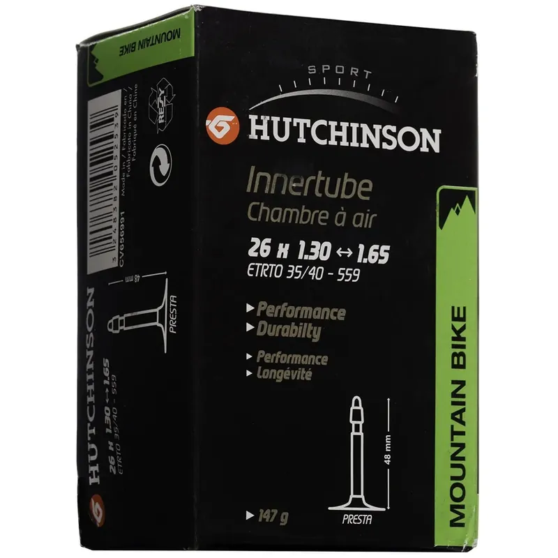 Sisärengas HUTCHINSON 26x1.30 - 1.65 Presta 48mm Kampanjahinta