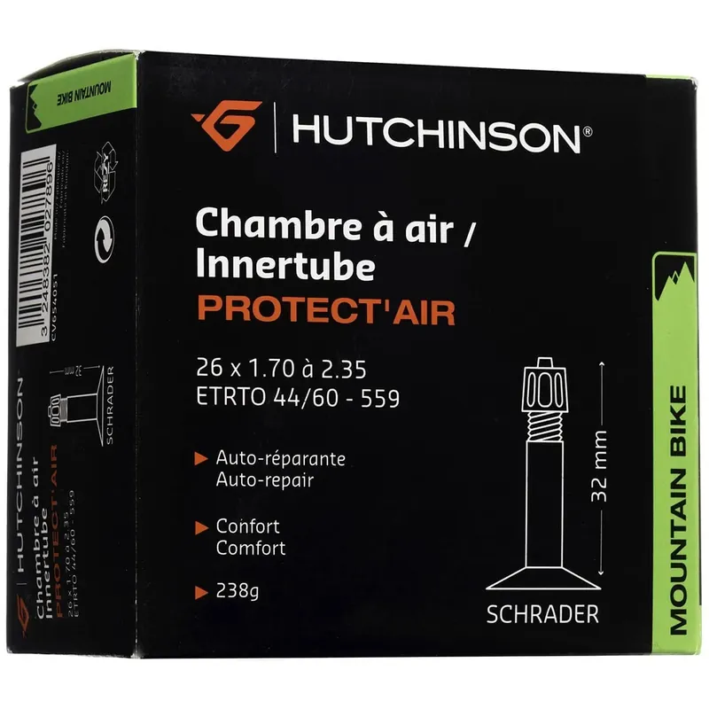 Sisärengas HUTCHINSON PROTECT‘AIR 26x 1.70 - 2.35 Schrader 48mm Alkuperäinen