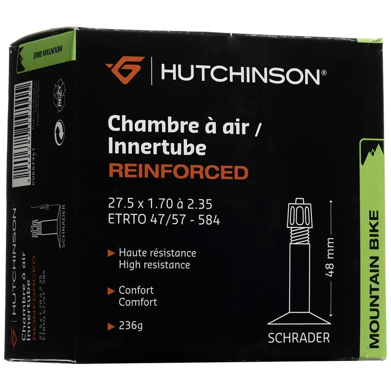 Tukkuhinta Sisärengas HUTCHINSON REINFORCED 27.5x 1.70 - 2.35 Schrader 48mm