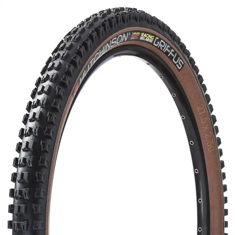Superhinta Rengas HUTCHINSON GRIFFUS 29x2.50 Racing Lab Hardskin Race Ripost Gravity Tubeless Ready Joustava Musta/Ruskea