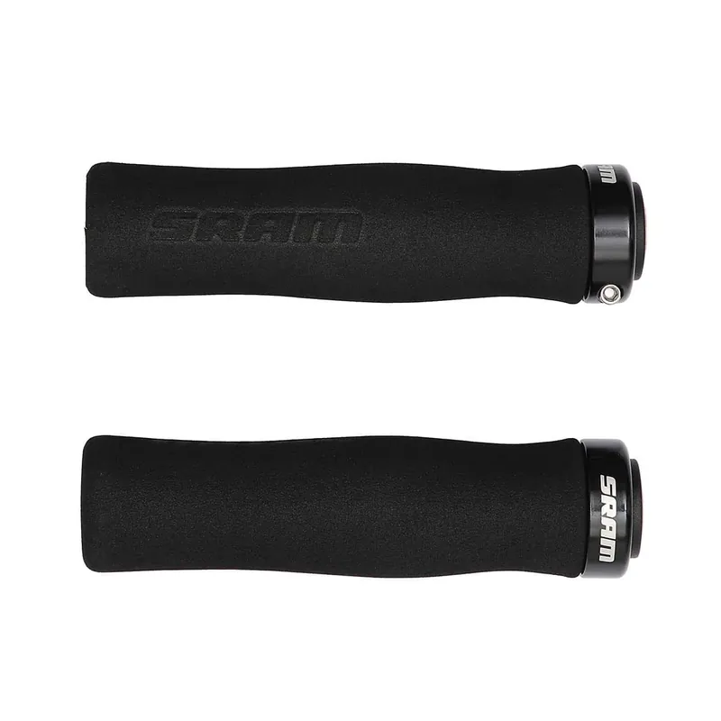 SRAM FOAM CONTOUR Lock-On -gripit 129mm musta Uusi Kokoelma