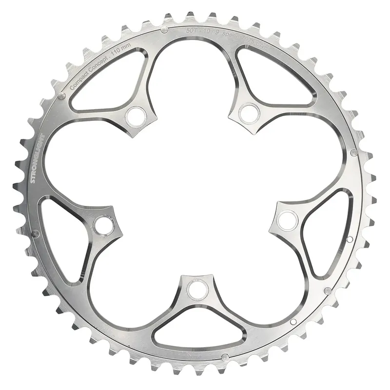 STRONGLIGHT ALU 7075 Type S 110mm Hopea 9/10V ulkoinen ketjupyörä Tilaa Heti