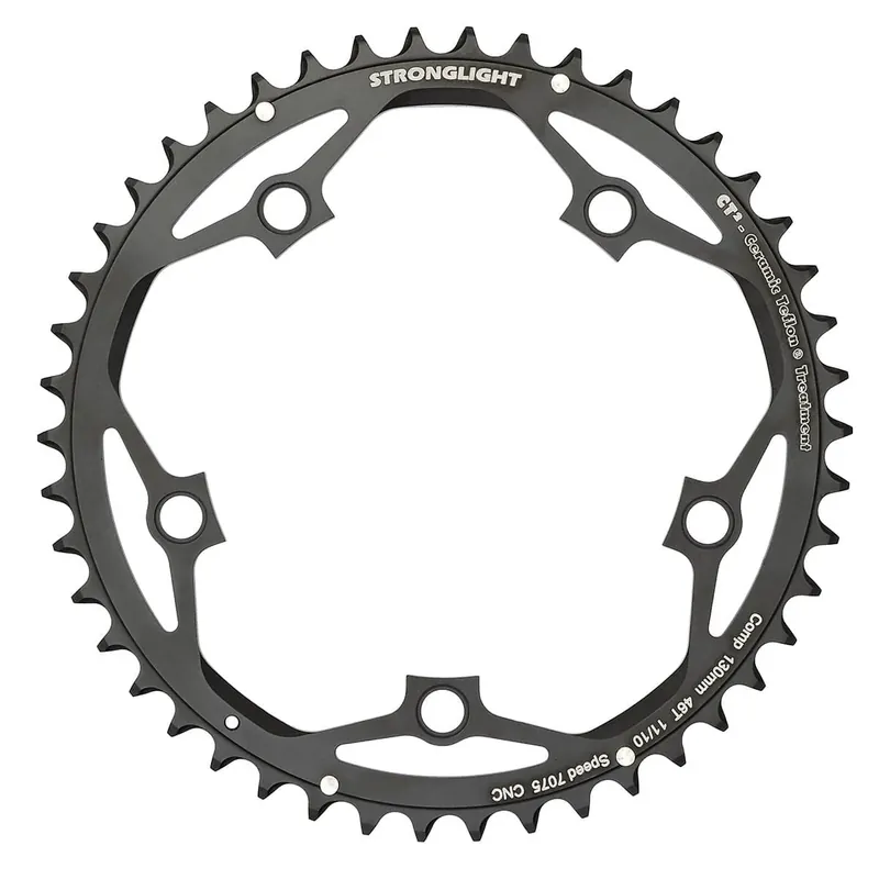Tukkuhinta Ulkoketjupyörä 10/11V STRONGLIGHT CT² Type S 130mm