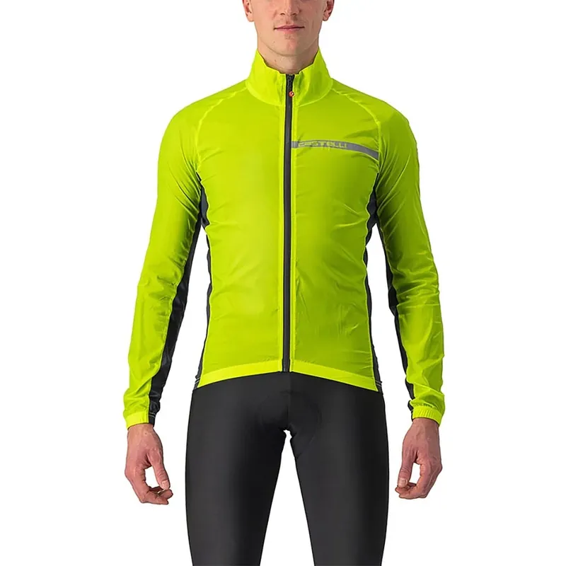 Uutuus CASTELLI SQUADRA STRETCH -takki, keltainen/harmaa