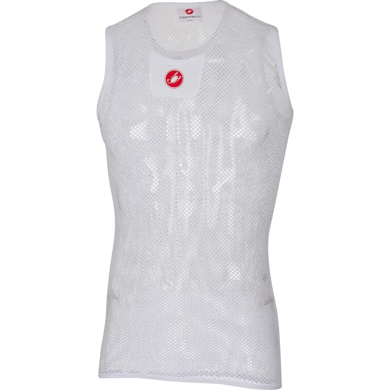 Heti Saatavilla CASTELLI CORE MESH 3 -alusvaate, hihaton, valkoinen