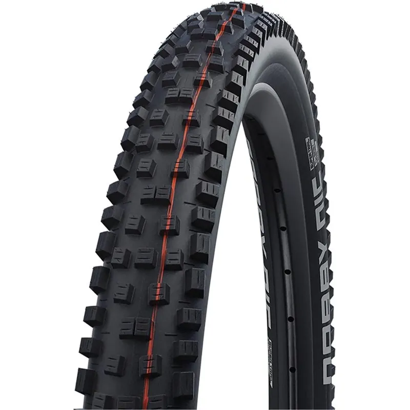 Pakollinen (Must-Have) Rengas SCHWALBE NOBBY NIC 29x2.40 ADDIX SOFT SUPERGROUND Tubeless Ready Joustava Musta
