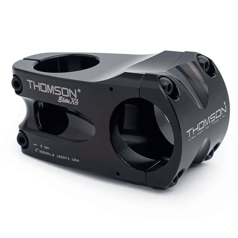 Viimeinen Mahdollisuus Ohjaustanjon kiinnike THOMSON ELITE X4 0° Musta