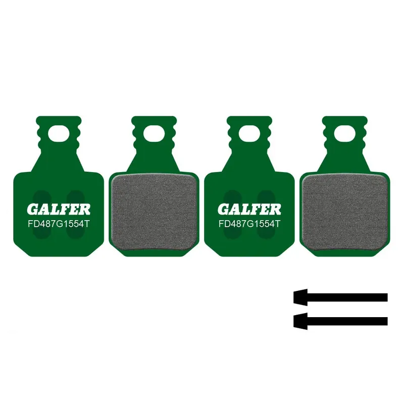 GALFER PRO Magura MT5 / MT7 (4 mäntää) Puolimetallinen Jarrupala Korkea Laatu