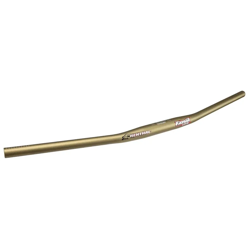 Tarjous RENTHAL FATBAR LITE Tasainen Rise 780mm Kulta Ohjaustanko