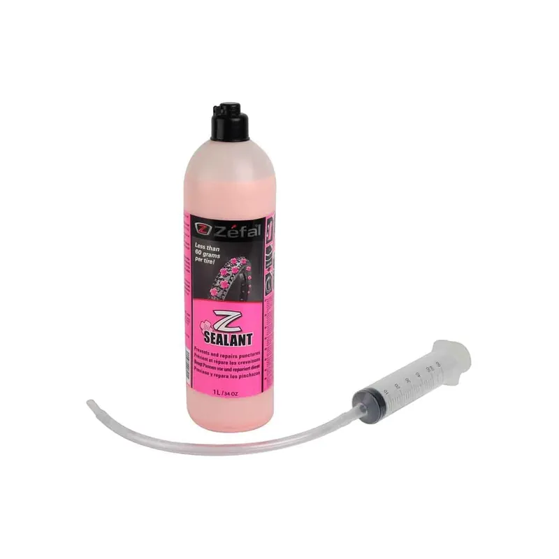 ZEFAL Z-SEALANT ennaltaehkäisevä rengasrikkotiivisteneste + ruisku (1 L) Flash-Tarjous