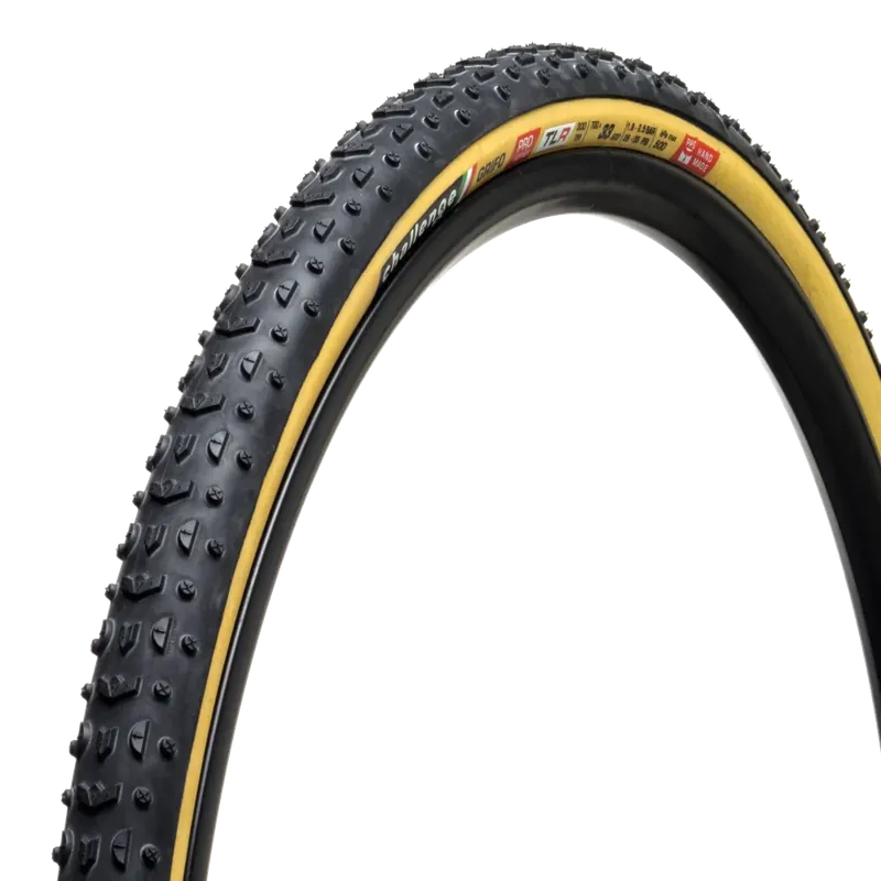 Rengas CHALLENGE OPEN GRIFO 700x33c Tubeless Ready Beige Uusi Malli