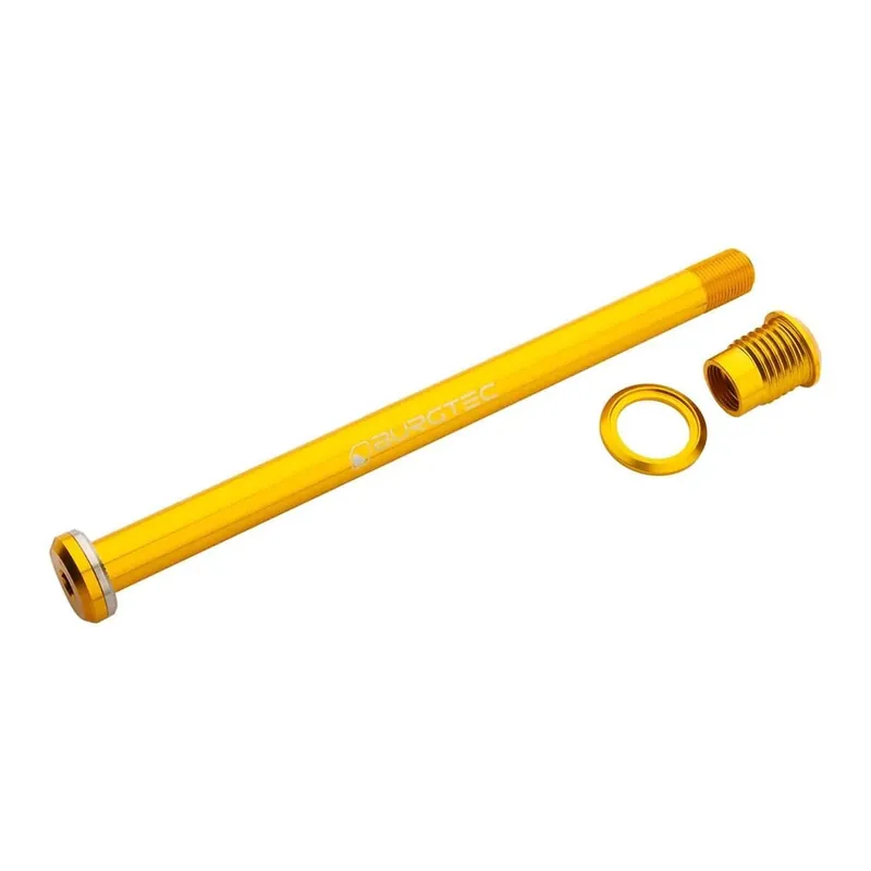 Lähetetään Heti BURGTEC Takapyöräakseli 173,7 mm Santa Cruz -rungoille Kulta