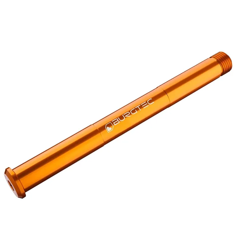 Alennettu Hinta BURGTEC Etupyörän Akseli Rockshox 15x110 mm Boost -haarukalle Oranssi