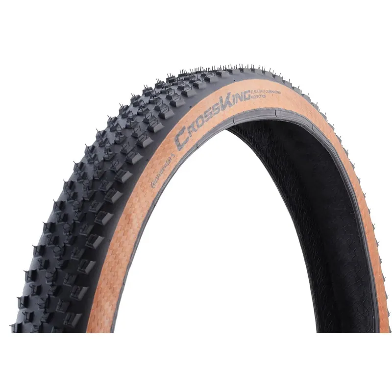 Rengas CONTINENTAL CROSS KING 26x2.20 ProTection Tubeless Ready Joustava Ruskea Paras Hinta