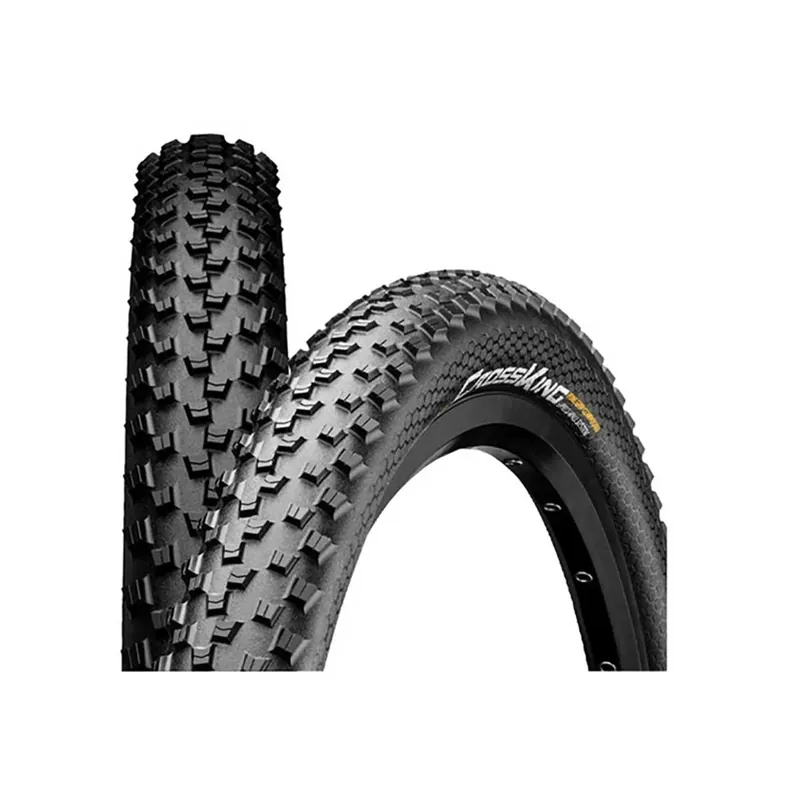 Rengas CONTINENTAL CROSS KING 27.5x2.80 ShieldWall Tubeless Ready Taittuva Musta Kampanjahinta