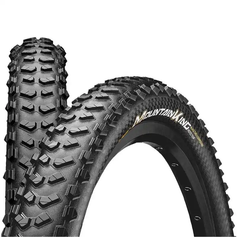 Uutuus Rengas CONTINENTAL MOUNTAIN KING 27.5x2.60 ProTection Tubeless Ready Joustava Musta