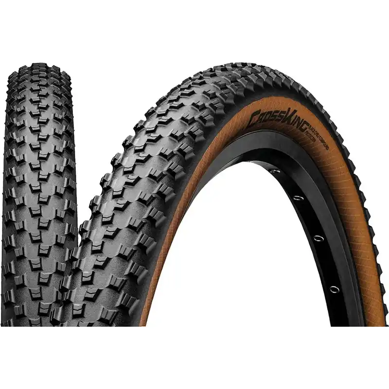 Vain Tänään Rengas CONTINENTAL CROSS KING 29x2.20 ProTection Tubeless Ready Joustava Ruskea