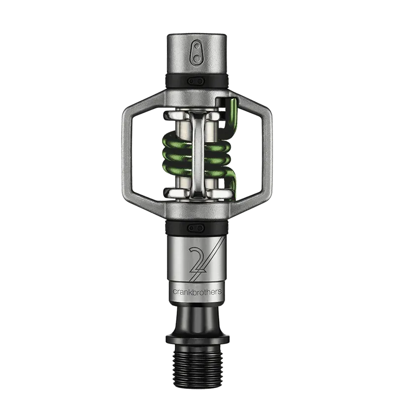 Pikatoimitus CRANKBROTHERS EGG BEATER 2 -polkimet Hopea/Vihreä