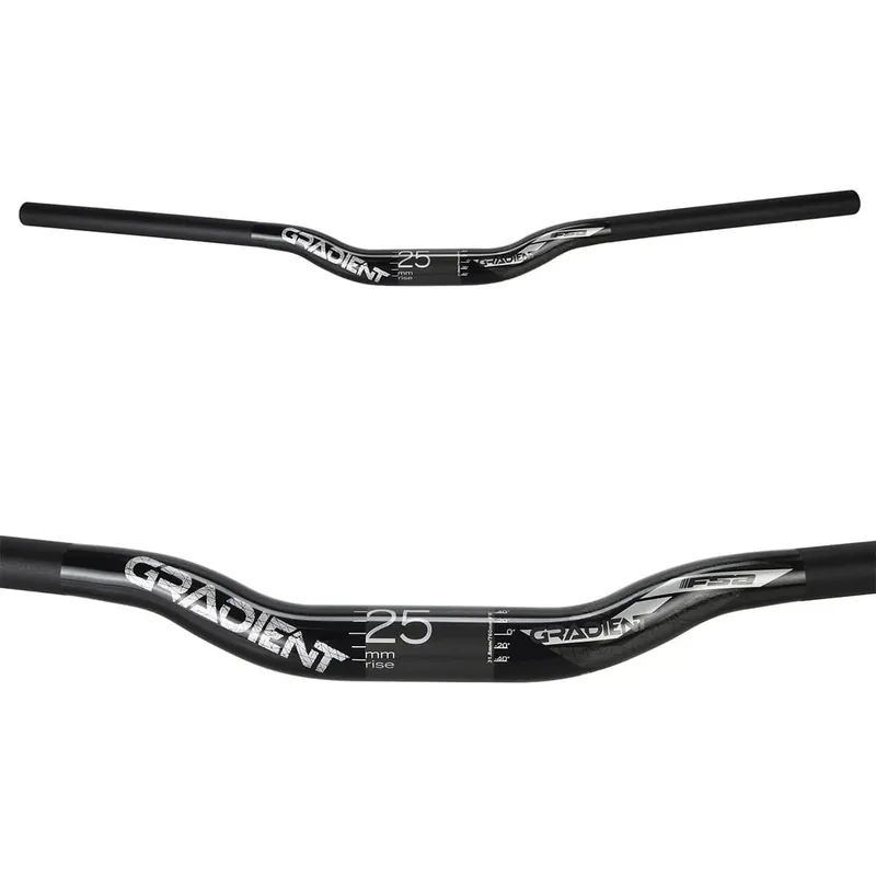 Loppuunmyynti FSA GRADIENT Alumiini Ohjaustanko Rise 25mm 31.8/760mm Musta