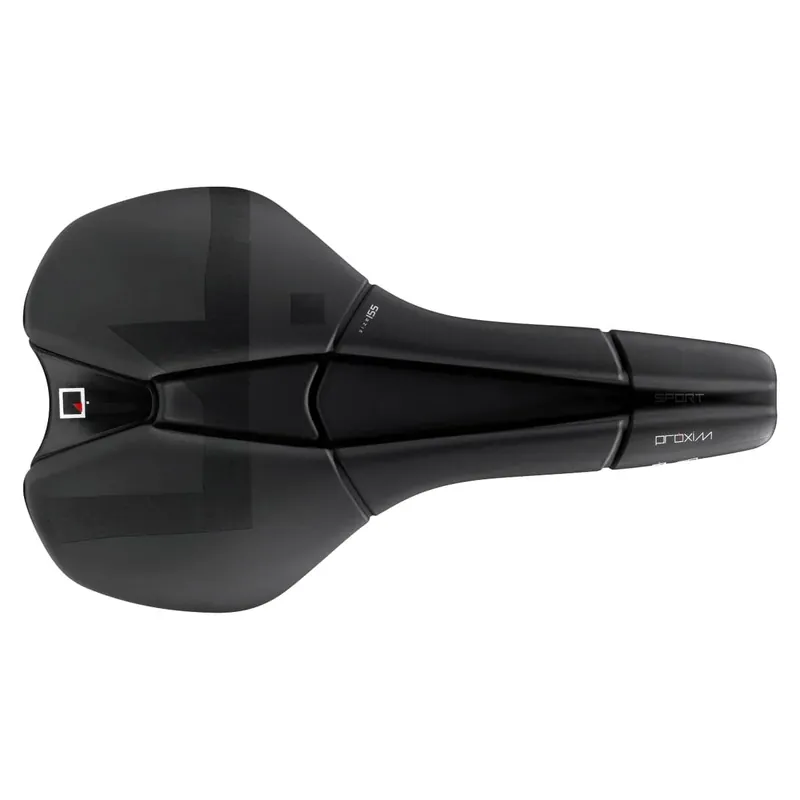 Turvallinen Maksu Satula PROLOGO E-BIKE PROXIM W450 SPORT 155 CrMo-kiskot Musta