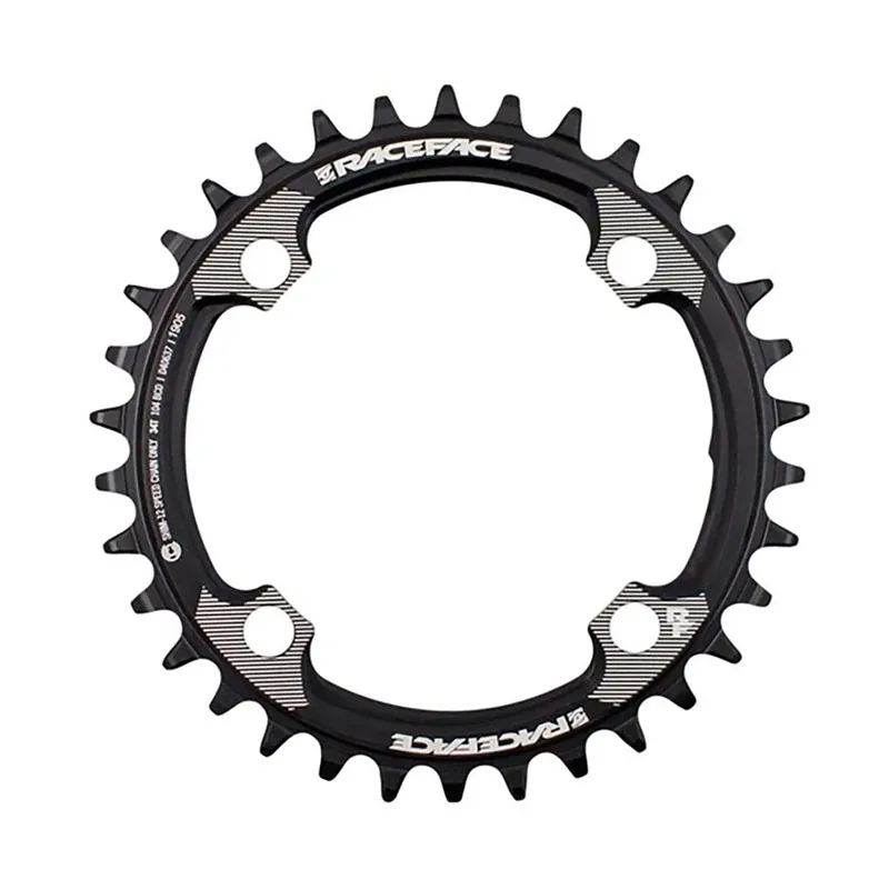 Mono-ketjupyörä RACE FACE Shimano 12V -yhteensopiva 4 Reikää 104mm Musta Uusi Malli