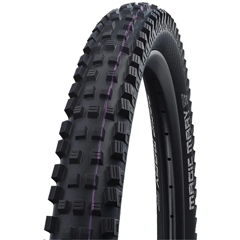 Rengas SCHWALBE MAGIC MARY 27.5x2.40 ADDIX ULTRASOFT SUPERTRAIL Tubeless Ready Souple Musta Aito