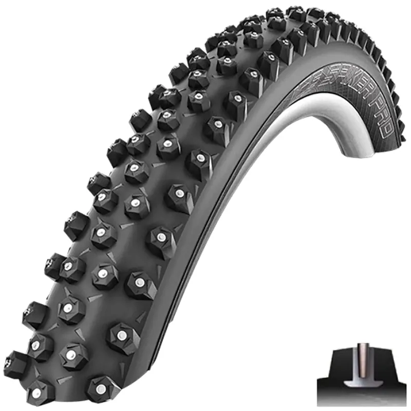 Tarjoushinta Rengas SCHWALBE ICE SPIKER PRO 29x2.25 DD RACEGUARD Tubeless Ready Souple Musta