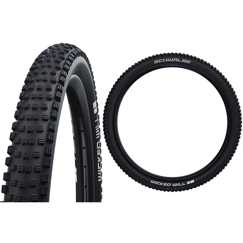 Eniten Myyty Rengas SCHWALBE WICKED WILL 27.5x2.40 ADDIX PERFORMANCE TwinSkin Tubeless Ready Souple Musta